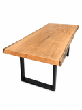 Mesa de Madeira Nobre Pequiá – Prancha Única 2,5x1m com Bordas Orgânicas